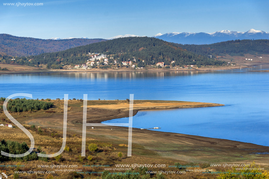 Amazing Autumn Landscape of Batak Reservoir, Pazardzhik Region, Bulgaria