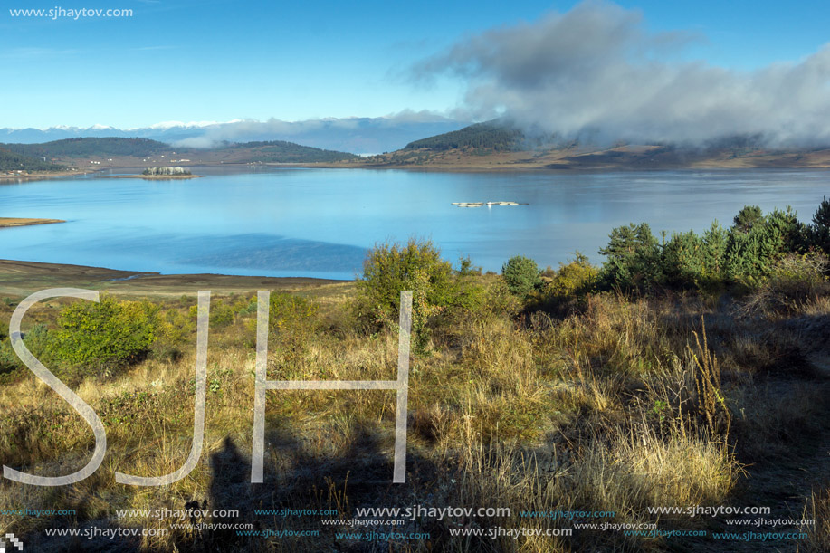 Amazing Autumn Landscape of Batak Reservoir, Pazardzhik Region, Bulgaria