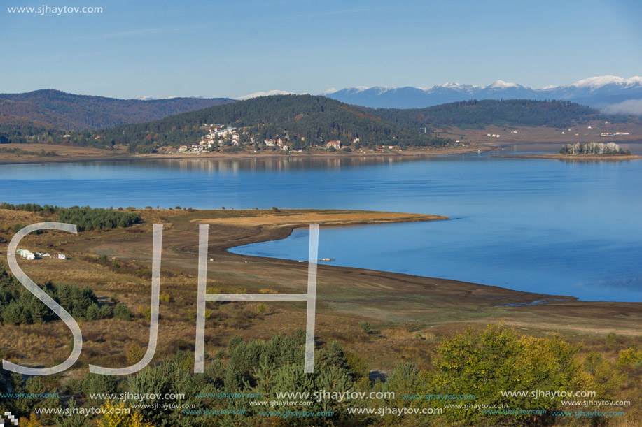 Amazing Autumn Landscape of Batak Reservoir, Pazardzhik Region, Bulgaria