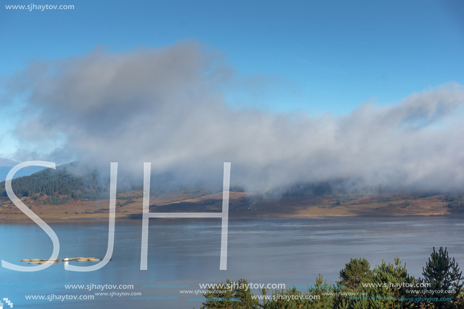 Amazing Autumn Landscape of Batak Reservoir, Pazardzhik Region, Bulgaria