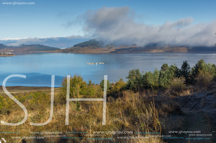 Amazing Autumn Landscape of Batak Reservoir, Pazardzhik Region, Bulgaria