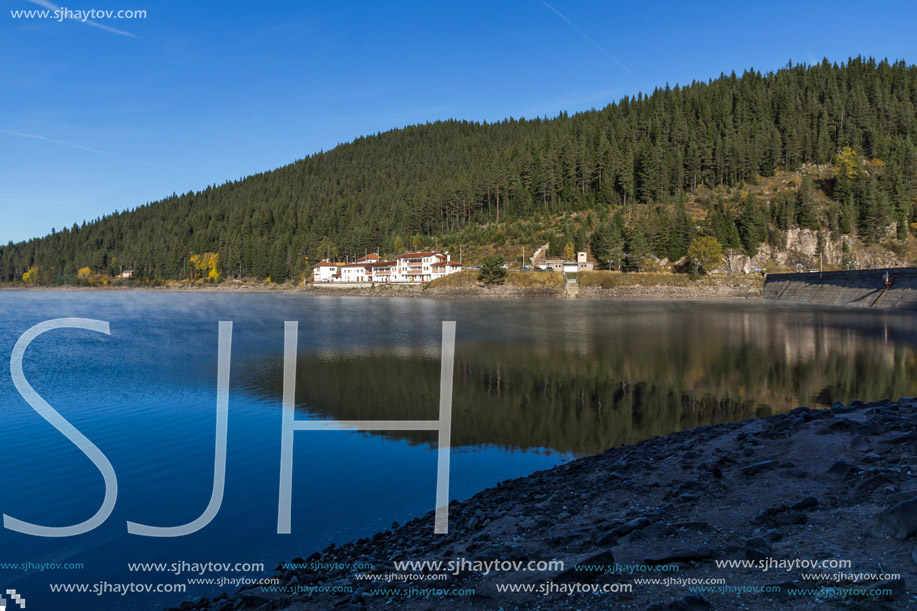 Amazing Autumn Landscape of  Golyam Beglik Reservoir, Pazardzhik Region, Bulgaria