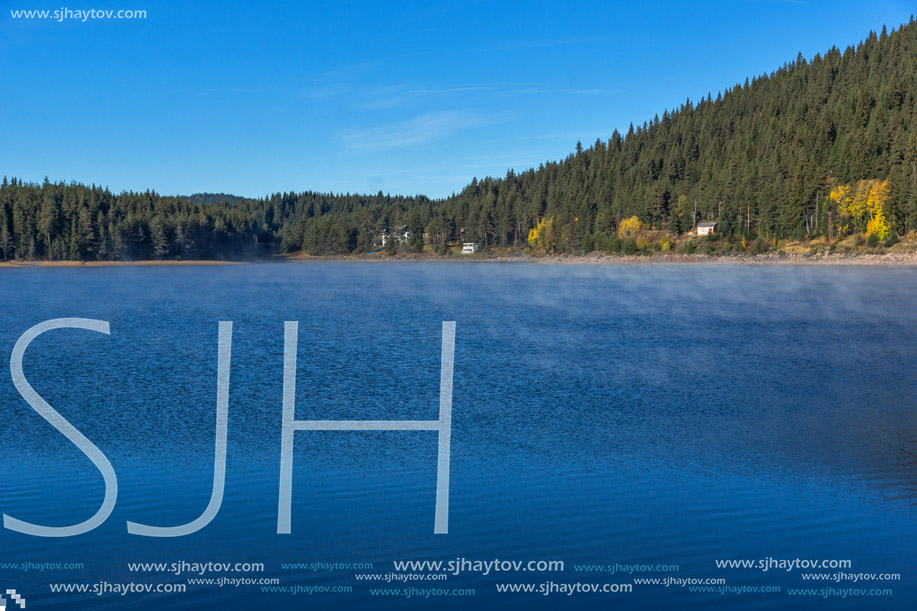 Amazing Autumn Landscape of  Golyam Beglik Reservoir, Pazardzhik Region, Bulgaria