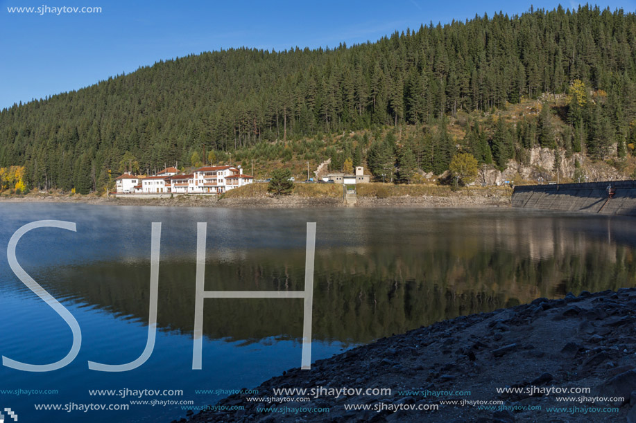 Amazing Autumn Landscape of  Golyam Beglik Reservoir, Pazardzhik Region, Bulgaria