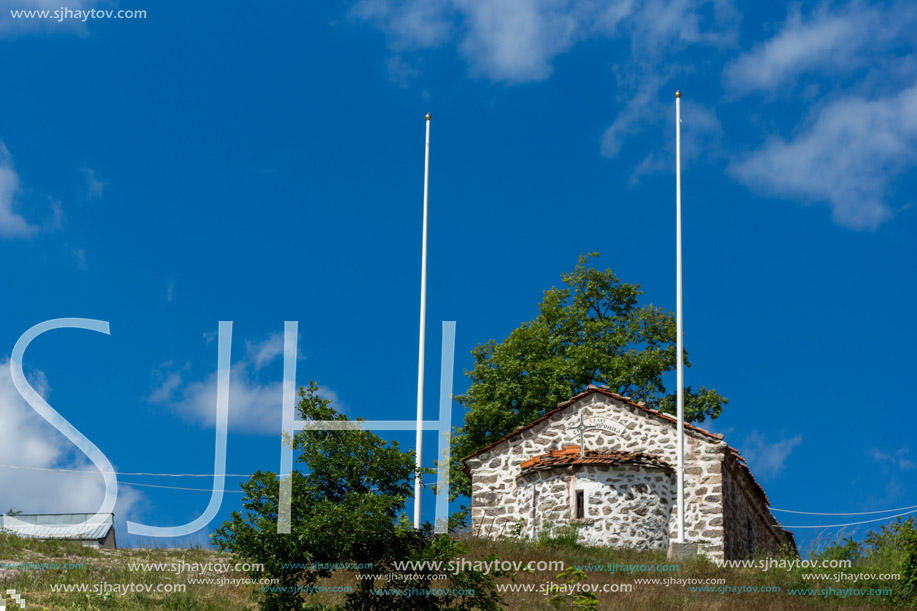 KRASTOVA GORA, BULGARIA - MAY 25, 2013: Amazing view of churches in  Krastova gora (Cross Forest) , Rhodope mountain, Bulgaria