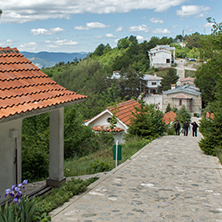 KRASTOVA GORA, BULGARIA - MAY 25, 2013: Amazing view of churches in  Krastova gora (Cross Forest) , Rhodope mountain, Bulgaria
