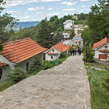 KRASTOVA GORA, BULGARIA - MAY 25, 2013: Amazing view of churches in  Krastova gora (Cross Forest) , Rhodope mountain, Bulgaria