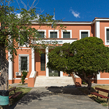 ALEXANDROUPOLI, GREECE - SEPTEMBER 23, 2017:  school in town of Alexandroupoli, East Macedonia and Thrace, Greece