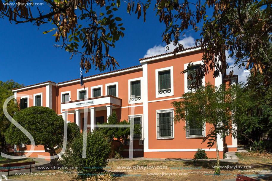 ALEXANDROUPOLI, GREECE - SEPTEMBER 23, 2017:  school in town of Alexandroupoli, East Macedonia and Thrace, Greece