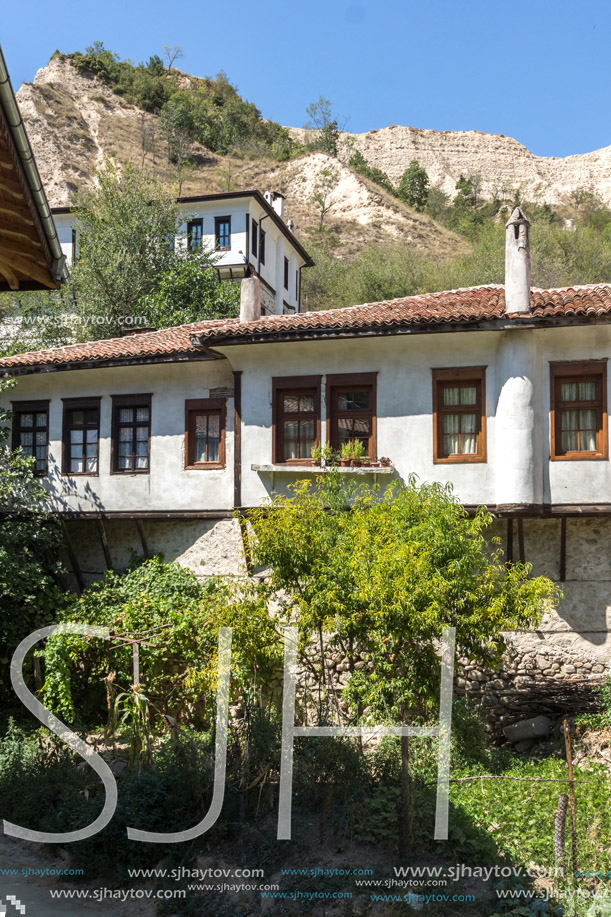 Old houses from the nineteenth century in town of Melnik, Blagoevgrad region, Bulgaria