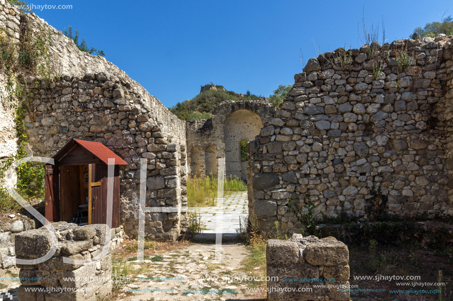 Ancient ruins of Saint Barbara church in town of Melnik, Blagoevgrad region, Bulgaria