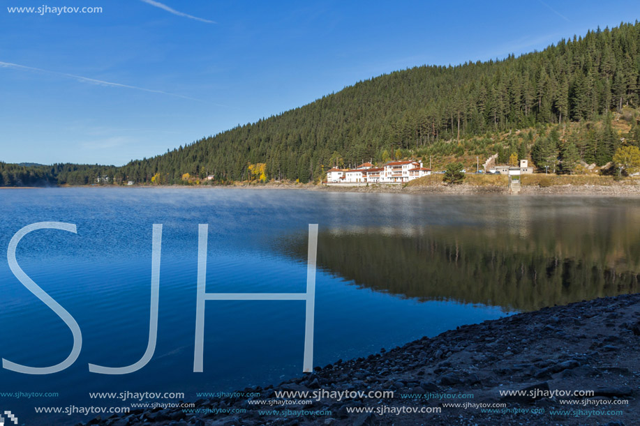 Amazing Autumn view of Golyam Beglik Reservoir, Pazardzhik Region, Bulgaria