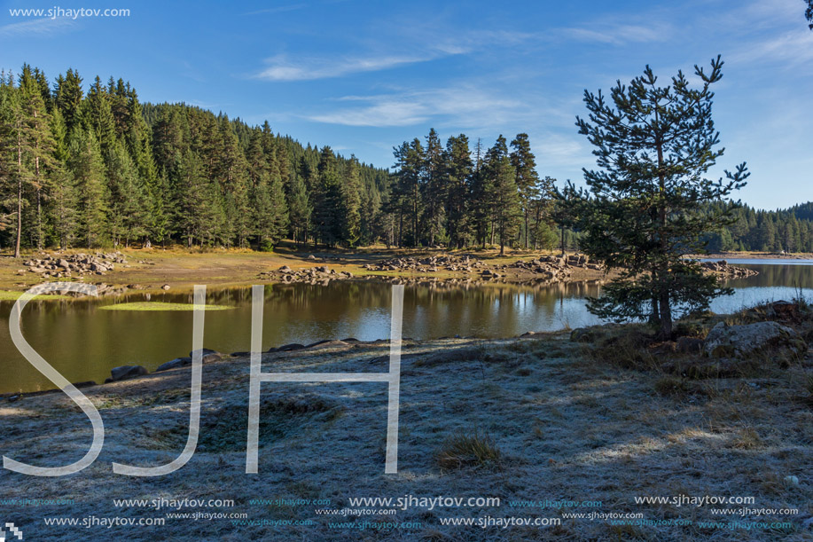 Amazing Autumn view of Shiroka polyana Reservoir, Pazardzhik Region, Bulgaria