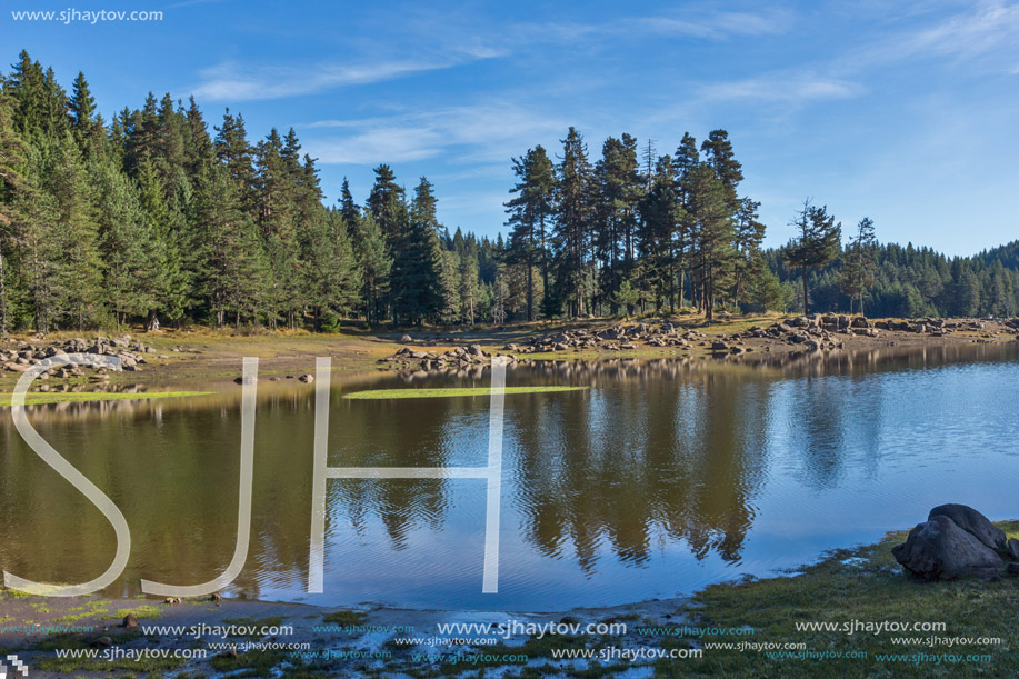 Amazing Autumn view of Shiroka polyana Reservoir, Pazardzhik Region, Bulgaria