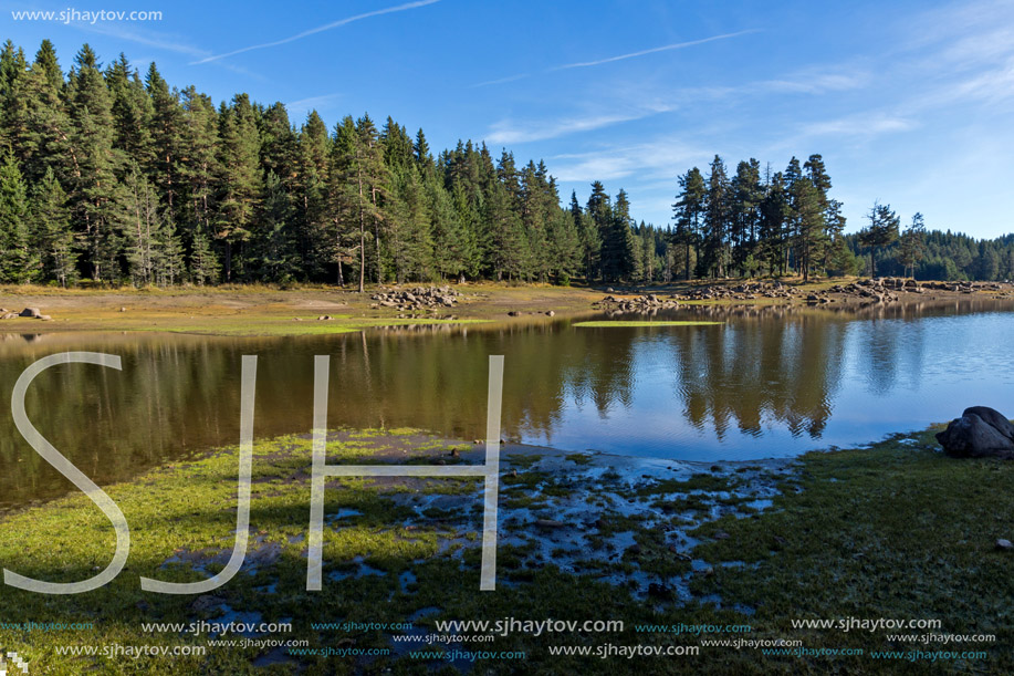 Amazing Autumn view of Shiroka polyana Reservoir, Pazardzhik Region, Bulgaria