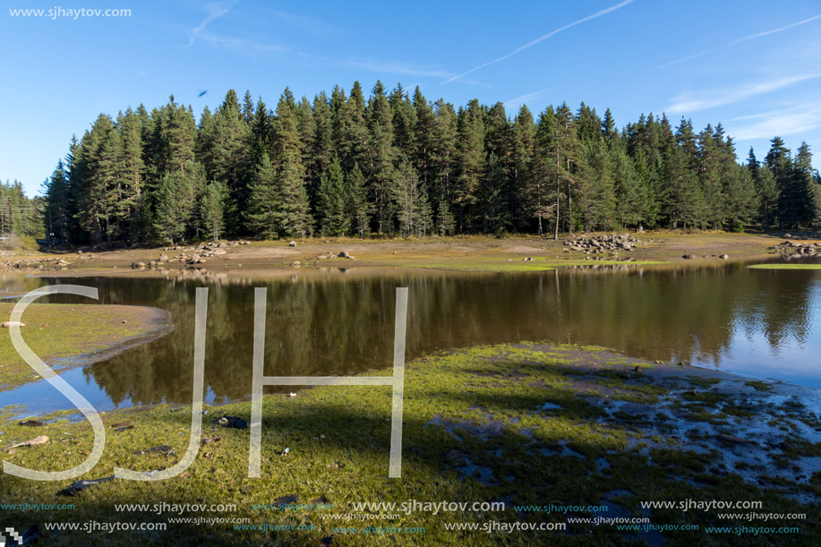 Amazing Autumn view of Shiroka polyana Reservoir, Pazardzhik Region, Bulgaria