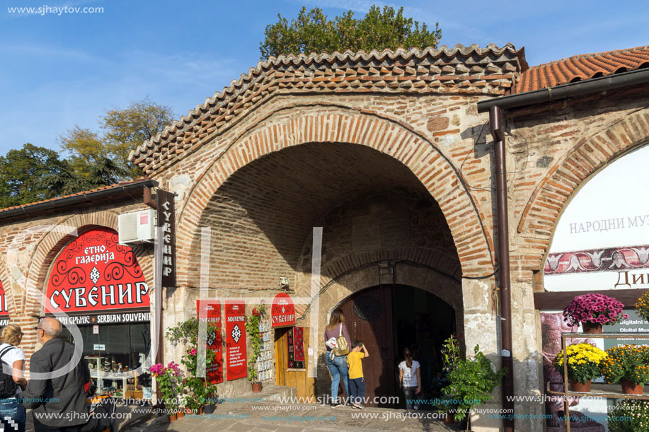 NIS, SERBIA- OCTOBER 21, 2017: Inside view of Fortress and park in City of Nis, Serbia