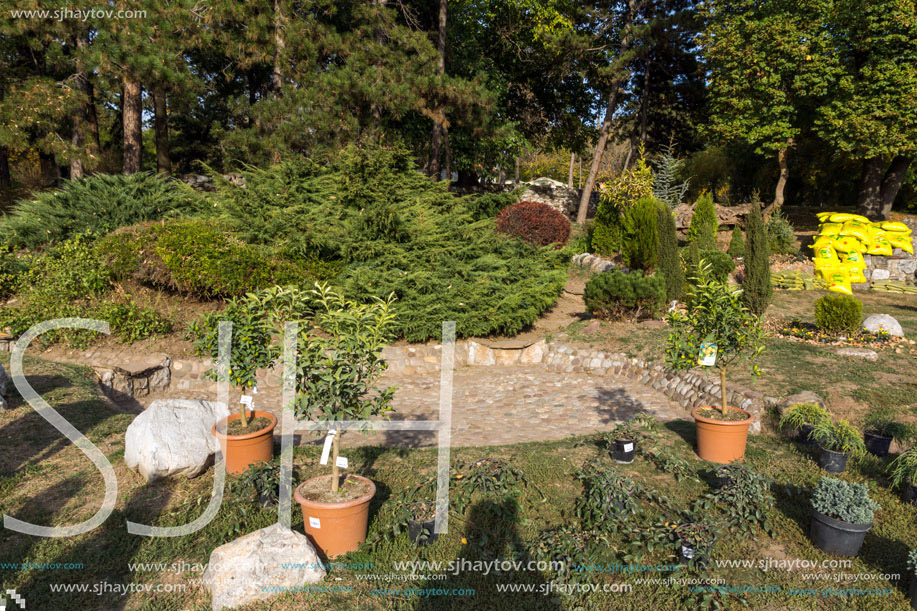 NIS, SERBIA- OCTOBER 21, 2017: Inside view of Fortress and park in City of Nis, Serbia