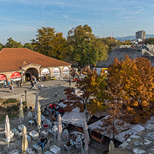 NIS, SERBIA- OCTOBER 21, 2017: Inside view of Fortress and park in City of Nis, Serbia