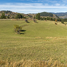 Amazing autumn panorama near village of Gela, Smolyan Region, Bulgaria