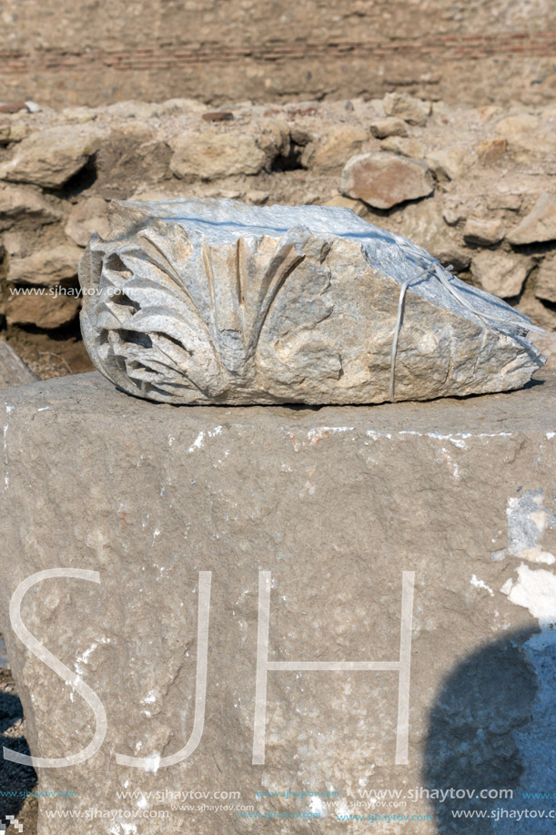 Heraclea Sintica -  Ruins of ancient Greek polis  built by Philip II of Macedon,  located near town of Petrich, Bulgaria