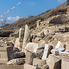 Heraclea Sintica -  Ruins of ancient Greek polis  built by Philip II of Macedon,  located near town of Petrich, Bulgaria