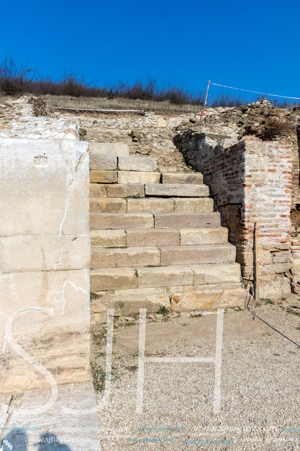 Heraclea Sintica -  Ruins of ancient Greek polis  built by Philip II of Macedon,  located near town of Petrich, Bulgaria