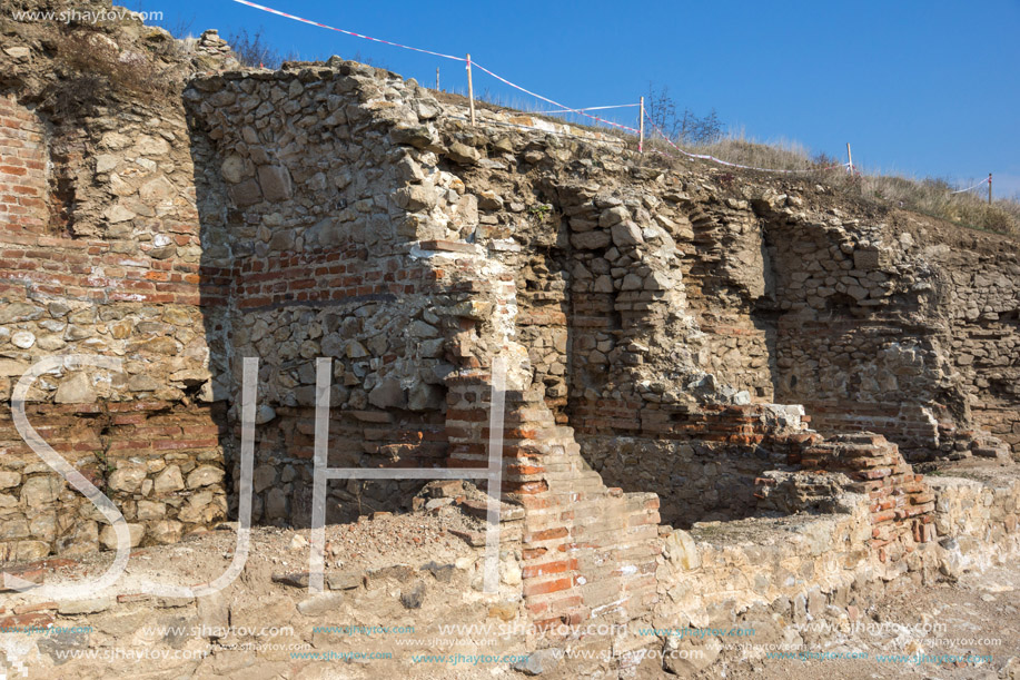 Heraclea Sintica -  Ruins of ancient Greek polis  built by Philip II of Macedon,  located near town of Petrich, Bulgaria