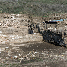 Heraclea Sintica -  Ruins of ancient Greek polis  built by Philip II of Macedon,  located near town of Petrich, Bulgaria