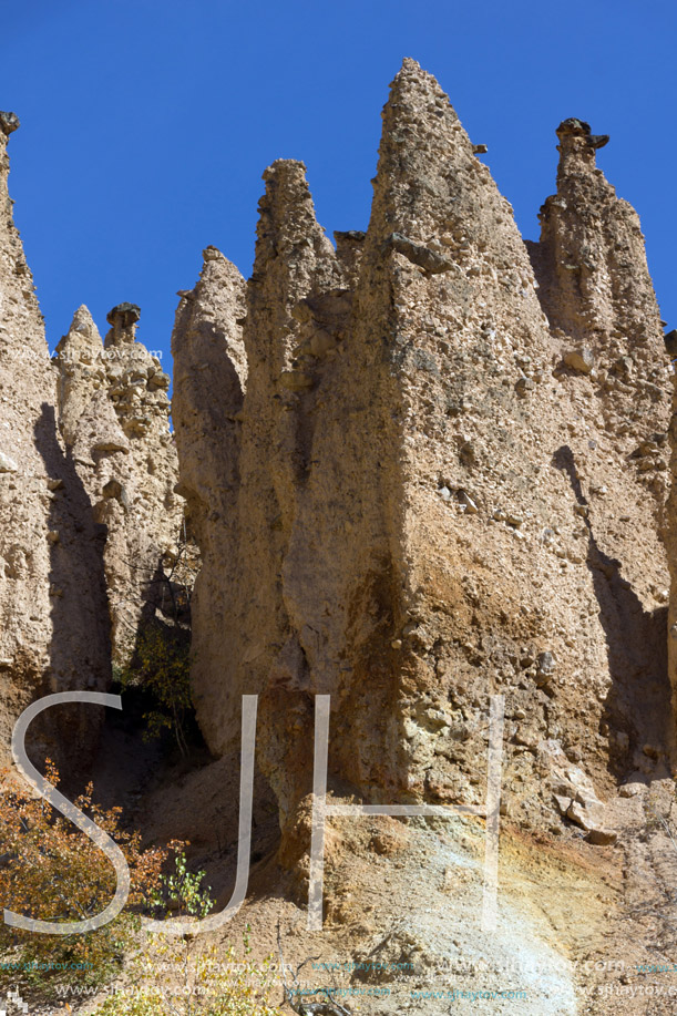 Amazing Autumn Landscape of Rock Formation Devil"s town in Radan Mountain, Serbia