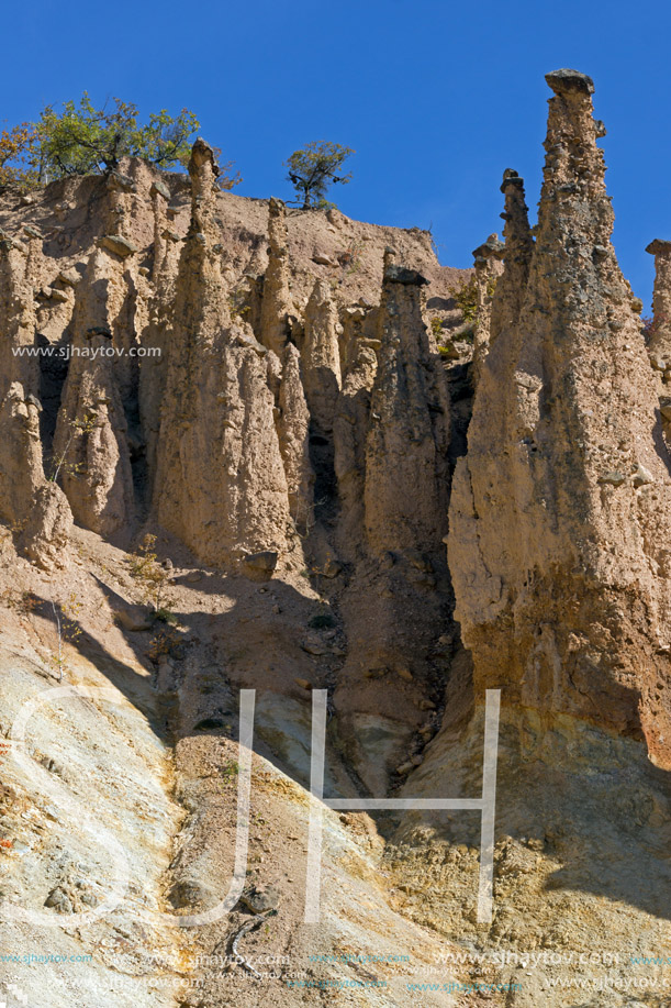 Amazing Autumn Landscape of Rock Formation Devil"s town in Radan Mountain, Serbia