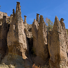 Amazing Autumn Landscape of Rock Formation Devil"s town in Radan Mountain, Serbia