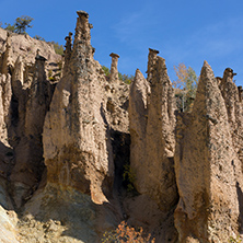 Amazing Autumn Landscape of Rock Formation Devil"s town in Radan Mountain, Serbia