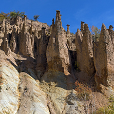 Amazing Autumn Landscape of Rock Formation Devil"s town in Radan Mountain, Serbia