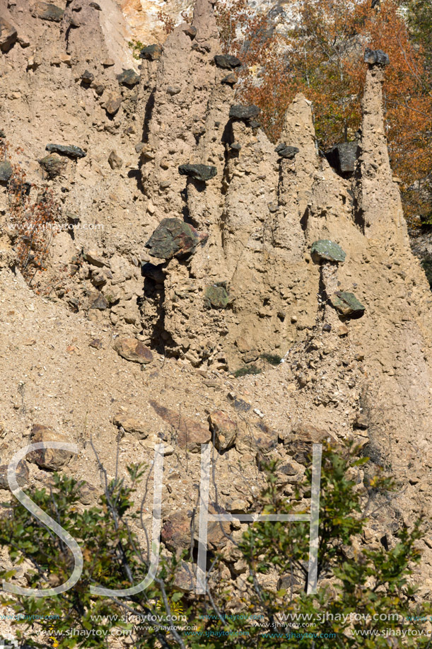 Amazing Autumn Landscape of Rock Formation Devil"s town in Radan Mountain, Serbia