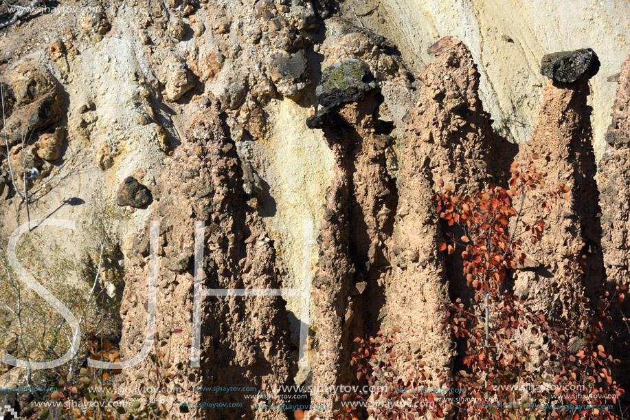 Amazing Autumn Landscape of Rock Formation Devil"s town in Radan Mountain, Serbia