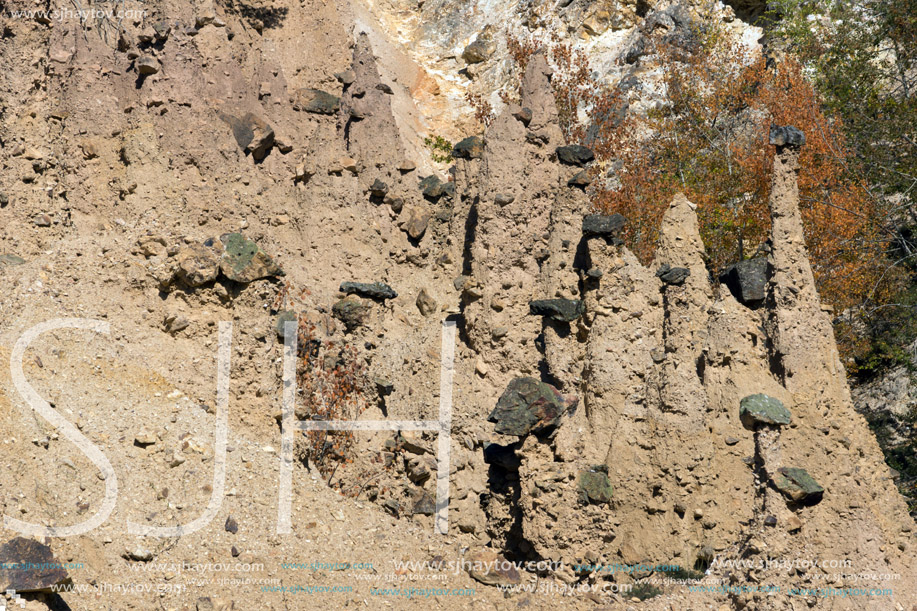 Amazing Autumn Landscape of Rock Formation Devil"s town in Radan Mountain, Serbia