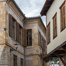 XANTHI, GREECE - SEPTEMBER 23, 2017: Street and old houses in old town of Xanthi, East Macedonia and Thrace, Greece