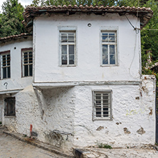 XANTHI, GREECE - SEPTEMBER 23, 2017: Street and old houses in old town of Xanthi, East Macedonia and Thrace, Greece