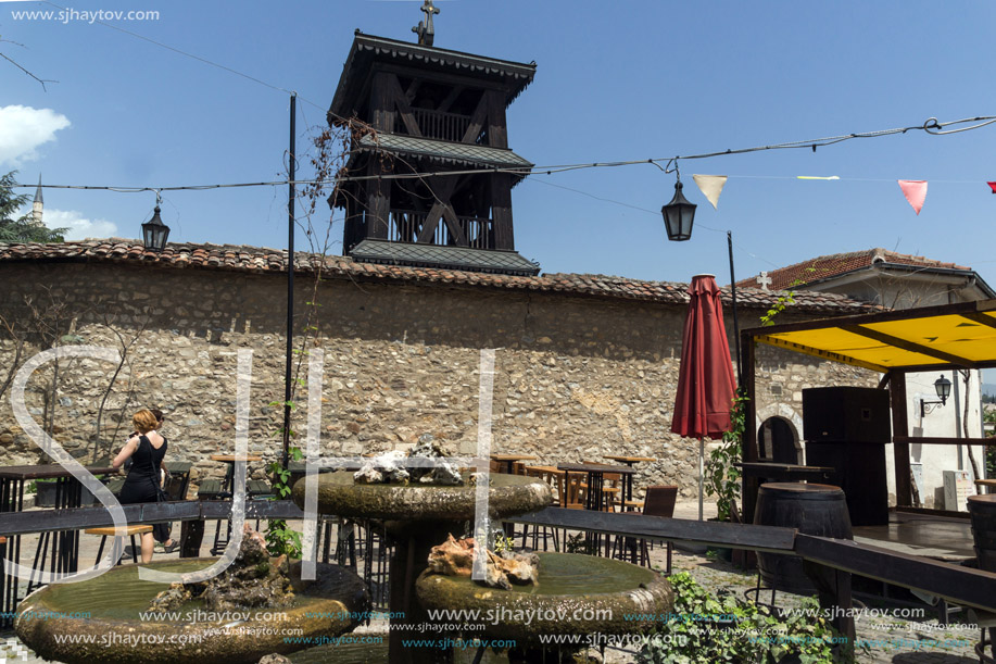 SKOPJE, REPUBLIC OF MACEDONIA - 13 MAY 2017: Orthodox Church of the Ascension of Jesus  in Skopje, Republic of Macedonia