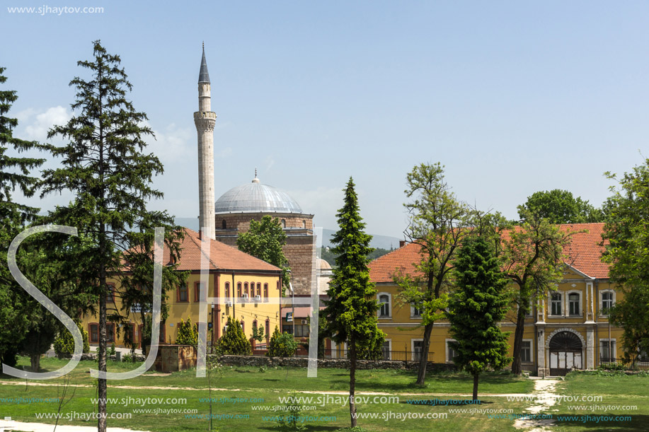 SKOPJE, REPUBLIC OF MACEDONIA - 13 MAY 2017: Mustafa Pasha"s Mosque in Skopje, Republic of Macedonia