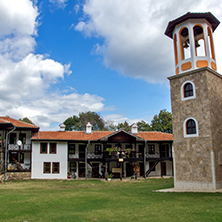 ETROPOLE MONASTERY, BULGARIA - SEPTEMBER 21, 2013:  The Etropole Monastery of the Holy Trinity, Sofia Province, Bulgaria