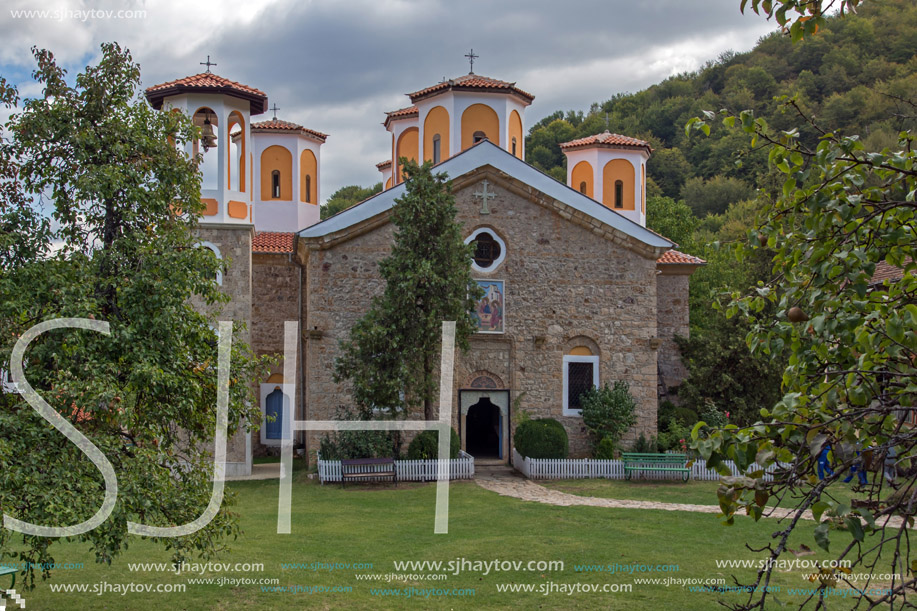ETROPOLE MONASTERY, BULGARIA - SEPTEMBER 21, 2013:  The Etropole Monastery of the Holy Trinity, Sofia Province, Bulgaria