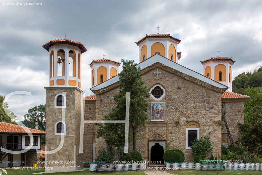 ETROPOLE MONASTERY, BULGARIA - SEPTEMBER 21, 2013:  The Etropole Monastery of the Holy Trinity, Sofia Province, Bulgaria