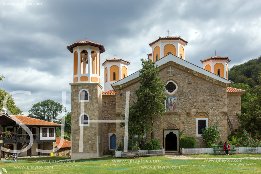 ETROPOLE MONASTERY, BULGARIA - SEPTEMBER 21, 2013:  The Etropole Monastery of the Holy Trinity, Sofia Province, Bulgaria