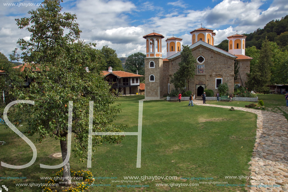 ETROPOLE MONASTERY, BULGARIA - SEPTEMBER 21, 2013:  The Etropole Monastery of the Holy Trinity, Sofia Province, Bulgaria