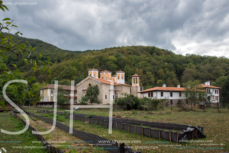 ETROPOLE MONASTERY, BULGARIA - SEPTEMBER 21, 2013:  The Etropole Monastery of the Holy Trinity, Sofia Province, Bulgaria
