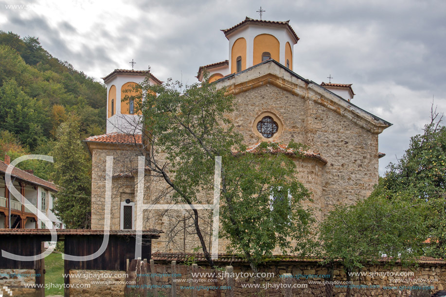 ETROPOLE MONASTERY, BULGARIA - SEPTEMBER 21, 2013:  The Etropole Monastery of the Holy Trinity, Sofia Province, Bulgaria