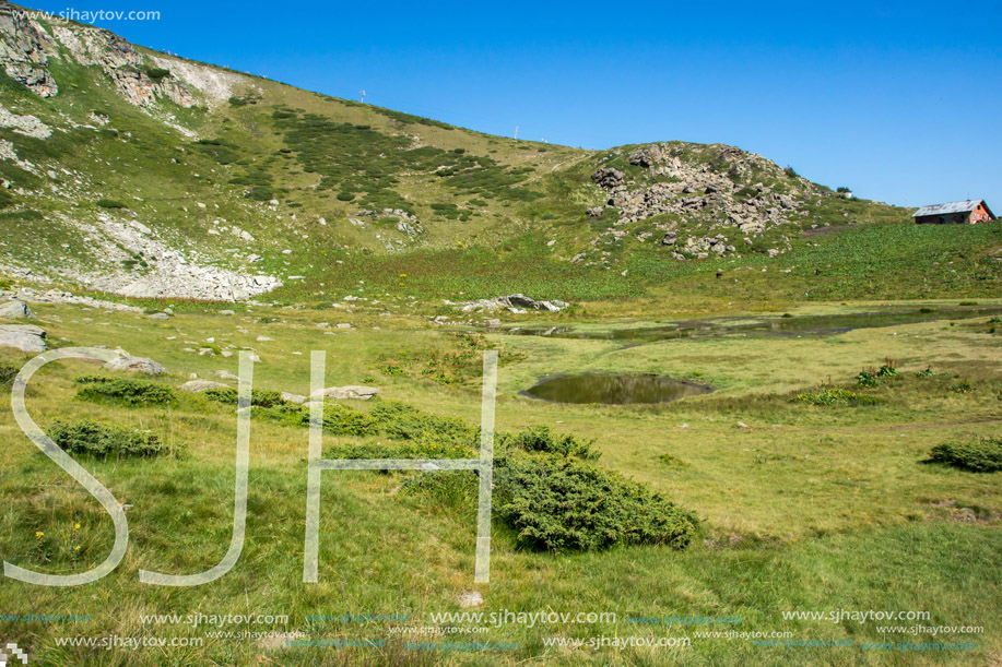 Landscape of Rila Mountan near, The Seven Rila Lakes, Bulgaria