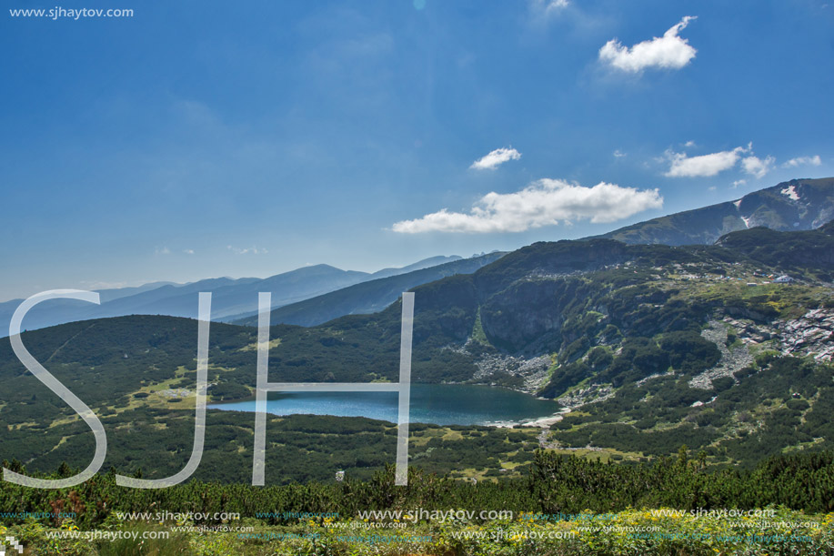 Amazing Landscape of The Lower lake, The Seven Rila Lakes, Bulgaria